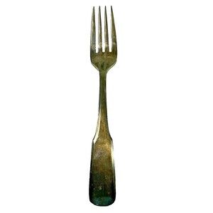 Amsilco Dinner Fork Silver Plated Made in Japan Plain Pattern Vintage Classic